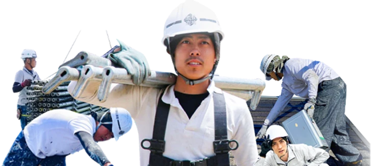 塗り替え道場の職人の画像